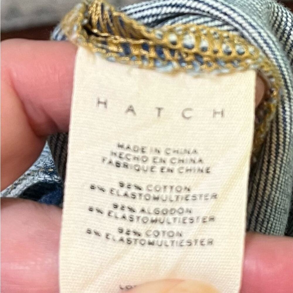 Hatch Light Blue Cropped Straight-Leg Jeans - Picture 7 of 7